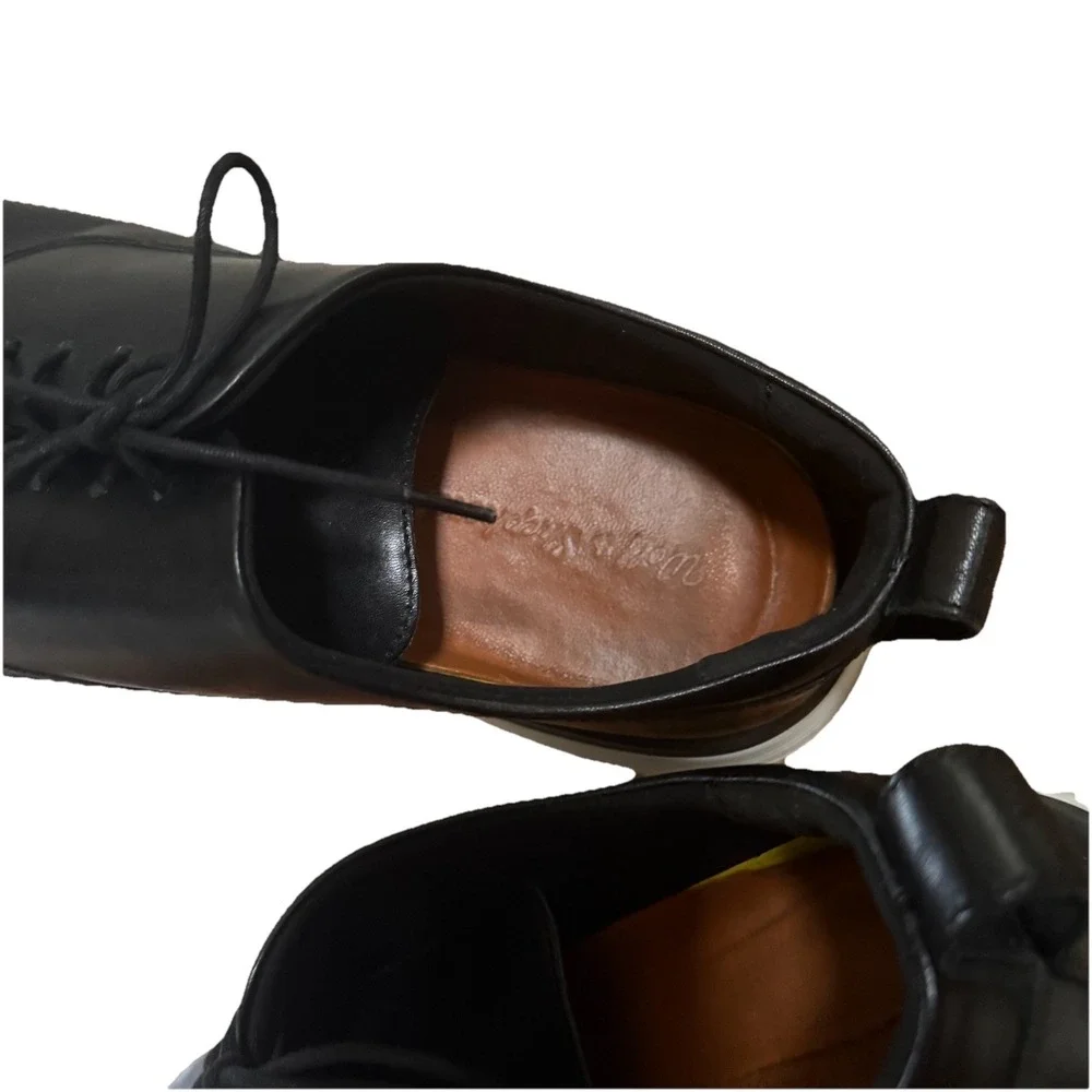 Wolf and‎ Shepherd Crossover Longwing Leather Shoes Mens Size 10 M Black Lace Up